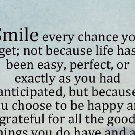 My Positive Outlooks on Instagram: "Smile not because life is perfect, but because you choose happiness amidst the imperfections. #happinessinsimplicity #gratitudeattitude #joyinjourney #findinghappiness #embracingimperfections #positivitydespitechallenges #smilethroughit #choosesmile" Amazing Day Quotes, Smile Quotes Inspirational, Smile Quotes Happy, Keep Smiling Quotes, Happiness Comes From Within, Happy Quotes Smile, Choose Happiness, Finding Happiness, Happy A