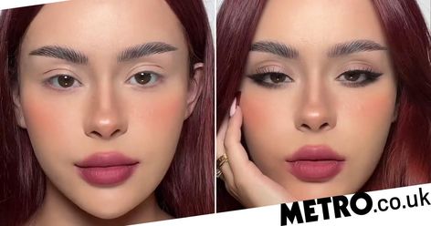 Sleepy Eyes Makeup, Almond Shaped Eyes, Parts Of The Eye, Cat Eye Makeup, Eye Liner Tricks, Sleepy Eyes, Lower Lashes, Eyeliner Looks, Beauty Influencer