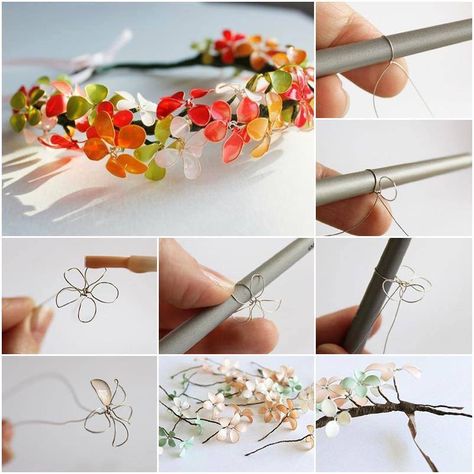 How to DIY Wire Nail Polish Flower | www.FabArtDIY.com LIKE Us on Facebook ==> https://www.facebook.com/FabArtDIY Mini Choses, Polish Flowers, Nail Polish Flowers, Diy Frühling, Spring Nail Polish, Nail Polish Crafts, Diy Nail Polish, Wire Flowers, Spring Diy