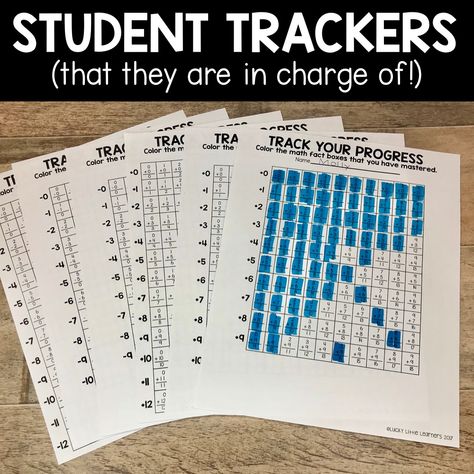 Math Centres, Math Fact Practice, Progress Tracker, Math Fluency, Math Coach, Math Fact Fluency, Data Tracking, Future Job, Math Intervention