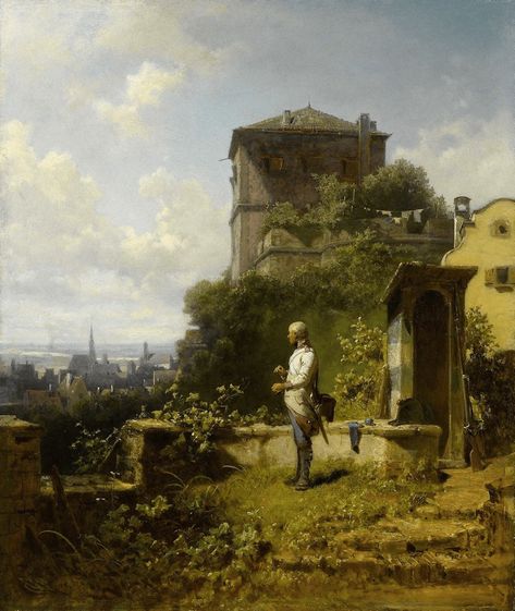 Carl Spitzweg - Kunst Museum Winterthur Carl Spitzweg, Nostalgia Art, 19th Century Paintings, Georges Seurat, Alberto Giacometti, Master Art, Camille Pissarro, Poster Shop, Italian Garden