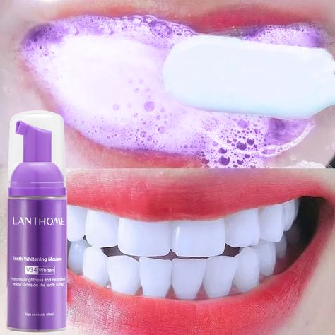 Purple Bottle, Dental Plaque, Teeth Whitening Toothpaste, Teeth Whitening Gel, Gap Teeth, Pasta Dental, Yellow Teeth, Stained Teeth, Whitening Toothpaste