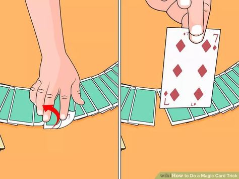 Image titled Do a Magic Card Trick Step 19 Card Trick Tutorial, Close Up Magic Tricks, Easy Card Tricks Step By Step, Card Tricks Step By Step, Magic Tricks With Cards, Easy Magic Card Tricks, Playing Card Tricks, Card Tricks For Beginners, Cards Tricks