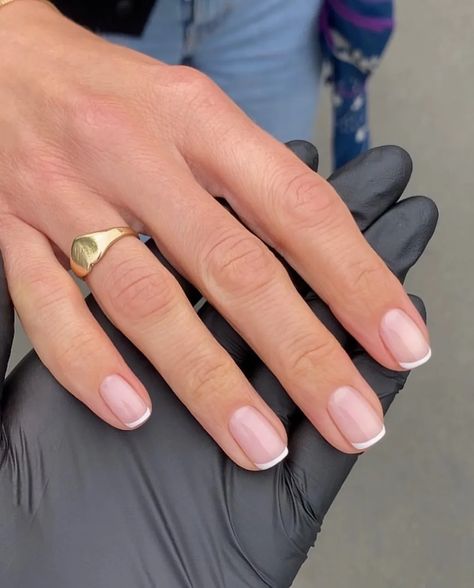 Barely There French Nails, Timeless Nails, Pink Nails Inspiration, Nail Art For Short Nails, Art For Short Nails, Old Money Nails, Pastel Pink Nails, Blush Pink Nails, Money Nails