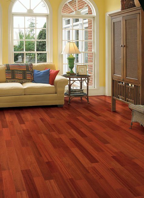 Hardwood Floor Profiles: Brazilian Cherry Brazilian Cherry Hardwood Flooring, Cherry Wood Stain, Brazilian Cherry Wood, Cherry Hardwood Flooring, Prefinished Hardwood Floors, Brazilian Cherry Floors, Cherry Wood Floors, Cherry Floors, Prefinished Hardwood