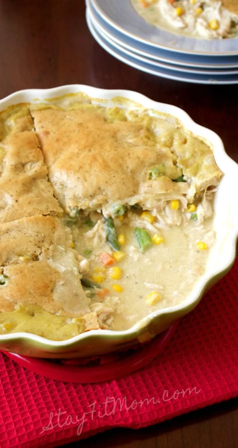 21 Day Fix Dinner Recipes, Turkey Pot Pie Easy, Recipe For Turkey, Stay Fit Mom, Relaxing Sunday, Turkey Pot, Baking Powder Uses, Turkey Pot Pie, Easy Chicken Pot Pie