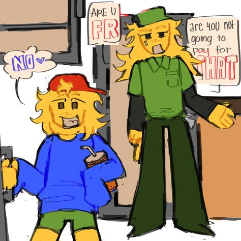 #gasa4 #getasnackat4am #roblox #fanart Cashier Gasa4 Fanart, Get A Snack At 4am Fanart, Cashier Fanart, Gasa4 Fanart, Roblox Cashier, Get A Snack At 4am, Roblox Fanart, Roblox Art, Game Snacks