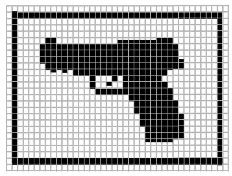 Beginner Pixel Art, Pixel Art Ideas Simple, Pixel Art Black, Grille Pixel Art, Graph Paper Designs, Graph Crochet, Easy Pixel Art, Cloth Pattern, Pixel Drawing