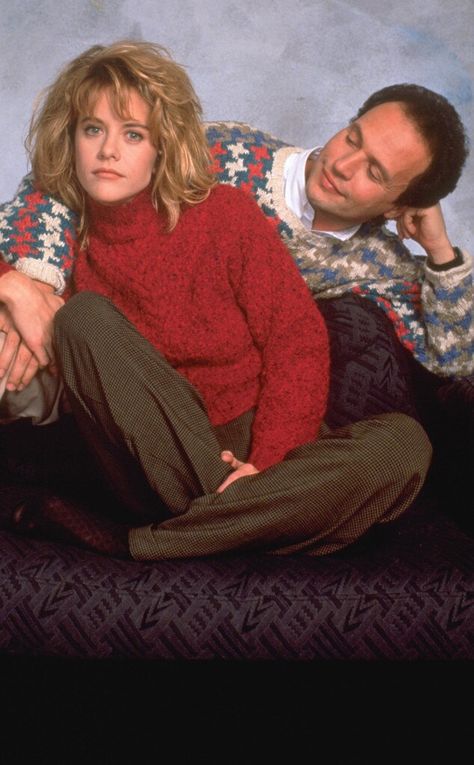 Harry And Sally, Billy Crystal, When Harry Met Sally, Baby Fish, Meg Ryan, I Love Cinema, Future Wife, Fall Winter Outfits, Red Sweaters