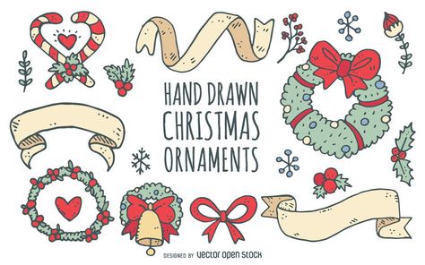 Christmas Wresth, Wreath Doodle, Christmas Wreath Illustration, Kindness Elves, Doodle Christmas, Ribbon Wreath Christmas, Whiteboard Art, Wreath Illustration, Easy Wreaths