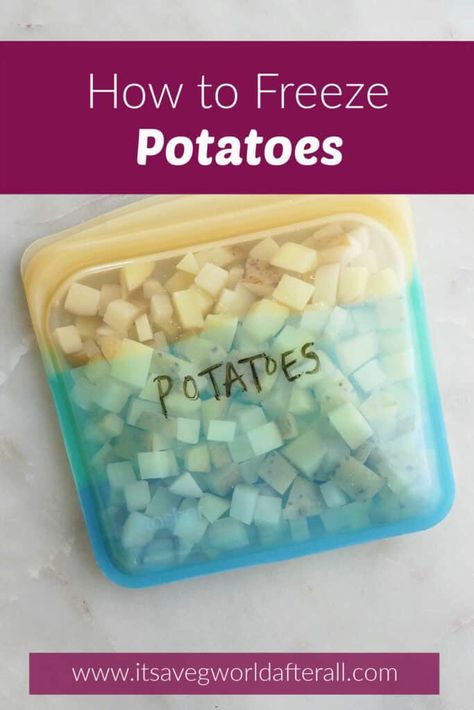 Diy Frozen Potatoes, Freezing Potatoes Raw, Soup To Freeze, Freeze Potatoes, Can You Freeze Potatoes, Freezing Potatoes, Freezing Fresh Corn, Freezing Mashed Potatoes, Frozen Mashed Potatoes