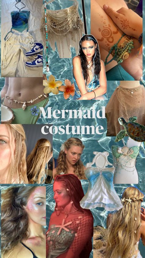 Disfraz de sirena 2024 Monster High Halloween Costumes, Siren Costume, Monster High Halloween, Mermaid Costume Diy, Mermaid Halloween Costumes, Siren Mermaid, Mermaid Halloween, Mermaid Diy, Mermaid Costume