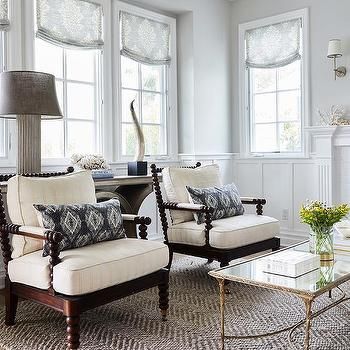 Gray Roman Shades, Piano Living Rooms, Family Room Remodel, White Wainscoting, Sofa Inspiration, Cozy Home Office, Interior Design Per La Casa, Luxury House Interior Design, Living Room Sofa Design