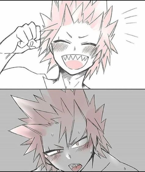 Kirishima X Y/n, Eijirou Kirishima, Kirishima My Hero Academia, Bakugou Manga, Kirishima Eijirou, Hottest Anime Characters, Japon Illustration, My Hero Academia Memes