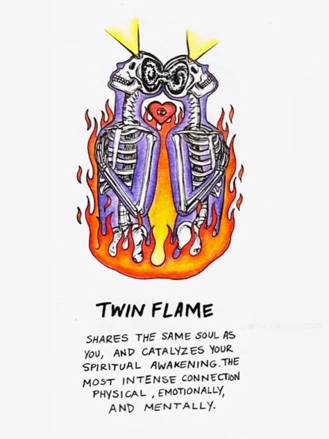 Soulmates Art, Intimate Ideas, Twin Flames Quotes, Twin Flame Art, Meaningful Tattoo Quotes, Alien Drawings, Soul Ties, Flame Art, Twin Flame Love