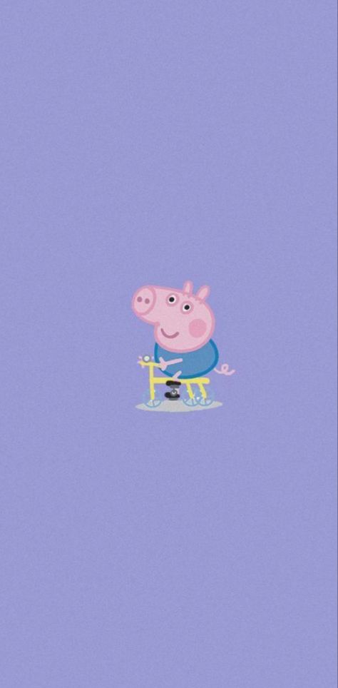 George Pig Wallpaper, Peppa Pig Profile Picture, George Peppa, Peppa Pig Funny, Peppa Pig Wallpaper, Peppa Pig George, Pig Stuff, Pig Wallpaper, Pig Pictures