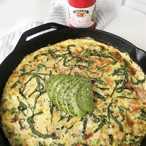 Caprese Frittata, Brocc Your Body, Broccoli Cheddar Casserole, Hosting A Brunch, Italian Spices, Fresh Avocado, Fun Recipes, Juicy Tomatoes, Broccoli Cheddar