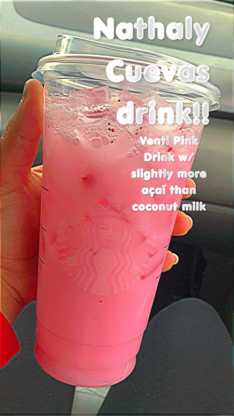 Pink Lemonade Starbucks, Blended Pink Drink Starbucks, Low Cal Pink Drink Starbucks, Low Calorie Pink Drink Starbucks, Starbucks Strawberry Acai Lemonade, Pink Drinks, Starbucks Drinks, Summer Drinks, Coconut Milk