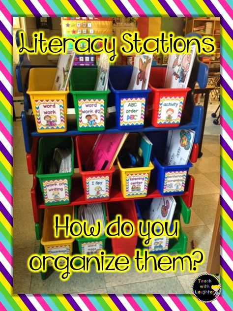 I personallt love to organize things & keep them organized. I feel like this is a great idea to keep your classroom library organized & students will be able to find the type of book they want easily. Library Stations, Literacy Work Stations, Organized Classroom, Stationary Box, Reading Stations, Classroom Centers, Work Stations, Classroom Organisation, Kindergarten Centers