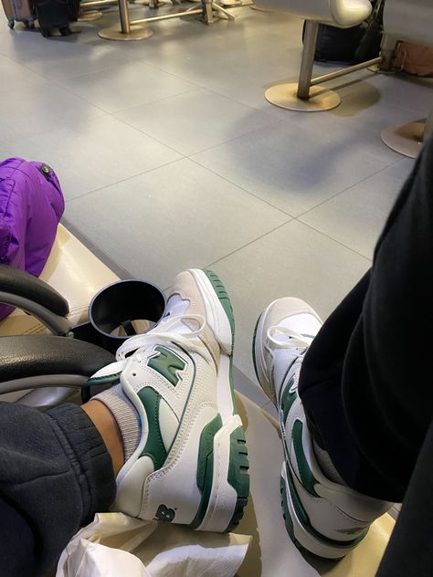 #pinegreen #shoes #550 #airport New Balance 550s, New Balance, Green