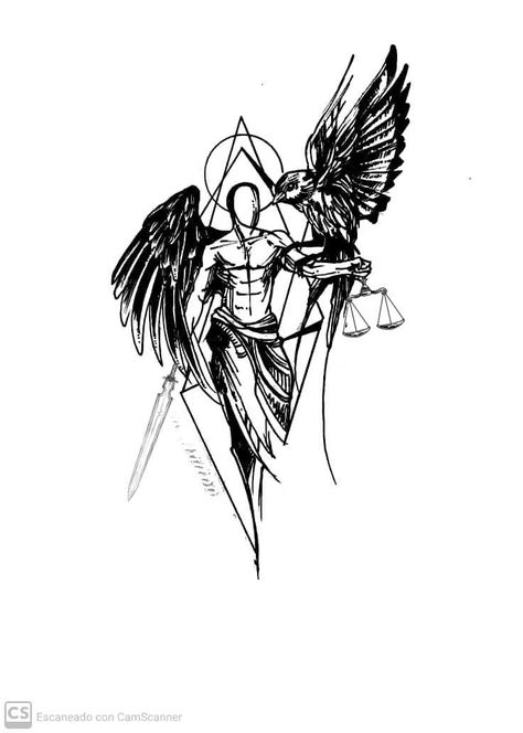 San Miguel Tattoo Design, Arc Angel Tattoo, Arc Angel Michael Tattoo, Arcangel Tattoo, Black Watercolor Tattoo, Reborn Tattoo, Guardian Tattoo, Archangel Michael Tattoo, Guardian Angel Tattoo