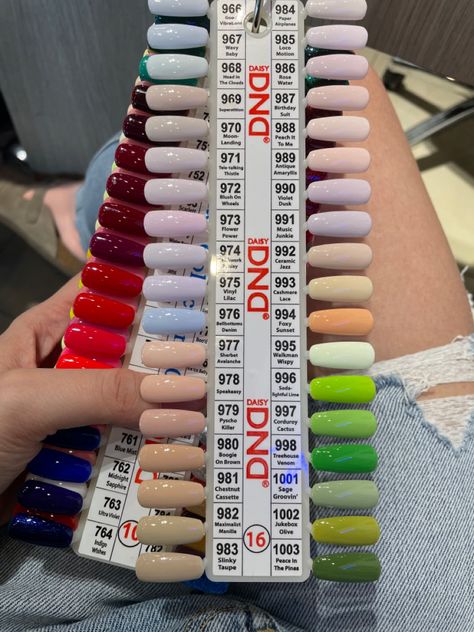 Dnd Swatches, Dnd Gel Nail Polish, Dnd Nail Polish, Nail Swatches, Gel Colors, Dnd Gel Polish, Colorful Nail, Color Nails, Gel Nail Colors