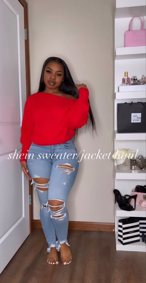 Laid Back Outfits Black Women, Gorgeous Outfits, Winter Outfits Blackgirl, Errands Outfit, Comfy Casual Outfits, Shein Outfits, Curvy Girl Outfits, Classy Casual Outfits, Cute Swag Outfits