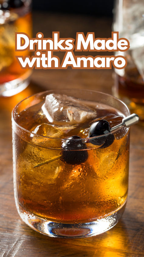 Drinks Made with Amaro Amaro Nonino Cocktails, Amaro Cocktails, Mix Drinks, After Dinner Drinks, Cocktail Night, Drinks Alcohol, Big Ears, Cocktail Drinks Recipes, Drinks Alcohol Recipes