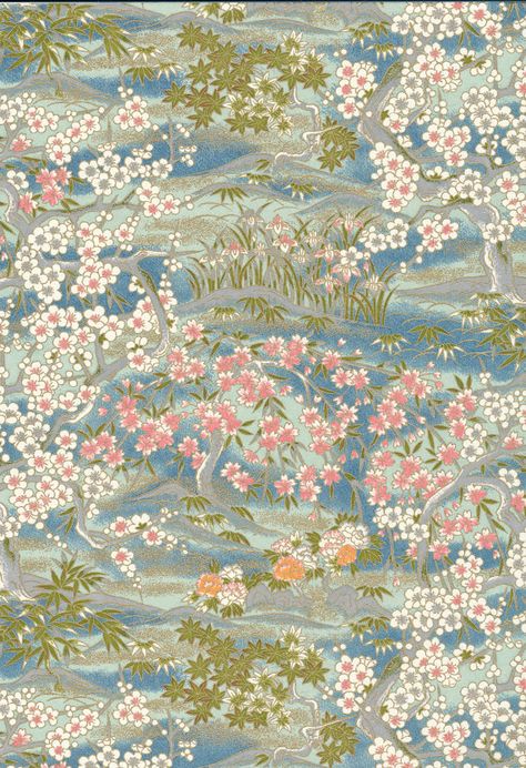 Blue Cherry, Picture Collage Wall, Phone Wallpaper Patterns, Art Japonais, Japanese Patterns, Cute Patterns Wallpaper, Art Collage Wall, Picture Collage, Cute Wallpaper Backgrounds