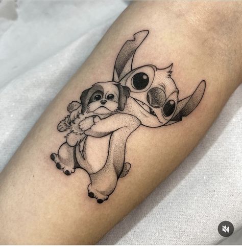 Stitch Sleeve Tattoo, Stitch Tattoo, Tattoo Feminina, Tattoo Life, Tattoos Ideas, Black Tattoos, Sleeve Tattoos, Tatting, Tattoos