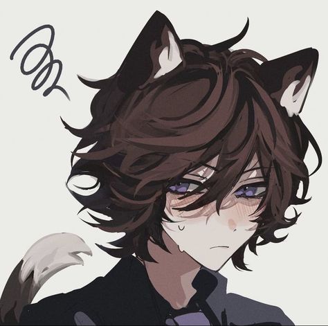 Anime Male Character, Male Character Design, Anime Cat Boy, Hybrid Cat, Neko Boy, Cat Boy, Anime Male, Boy Drawing, Boy Anime