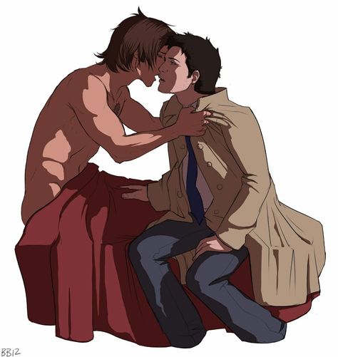 Make Me Feel Something, Supernatural Sam Winchester, Maka Albarn, Supernatural Ships, Destiel Fanart, Castiel Supernatural, Supernatural Fan Art, Supernatural Art, Feel Something