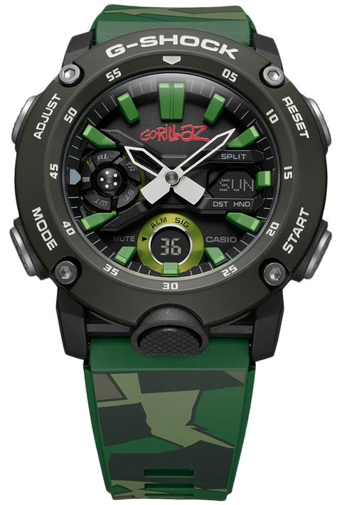 G Shock Limited Edition, Watch Image, Casio G Shock Watches, G Shock Watches, Casio G Shock, Casual Watches, Gshock Watch, Gorillaz, Garmin Watch