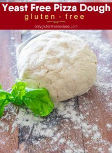 Gluten-Free, Yeast-Free Pizza Dough - Only Gluten Free Recipes Yeast Free Pizza Dough, New York Style Pizza Dough Recipe, Bagels Easy, Gluten Free Pizza Recipes, Bagel Recipe Easy, Gluten Free Pizza Dough, Gluten Free Yeast Free, Gluten Free Bagels, Gluten Free Pizza Crust