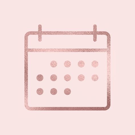 Rose Gold Aesthetic Icons, Calendar App Icon Aesthetic, Ipad Editing, Calendar App Icon, All Apps Icon, Ipad Icons, Gold App, Iphone Widgets, Apps Icon