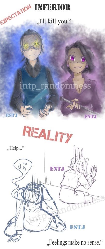 Estj Intp Relationship, Entj Estj Fanart, Entj X Estj Mbti Fanart, Entj X Estj Mbti, Estj Mbti Fanart, Estj Fanart, Entj X Infj, Enneagram Fanart, Mbti Family