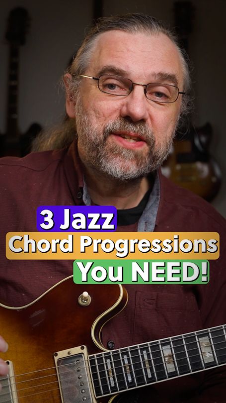 Most Important Jazz Chord Progressions #guitar Jazz Chords Guitar Progression, R&b Chord Progressions, Jazz Chord Progressions, Jazz Guitar Licks, Say You Won’t Let Go Chords, Jazz Guitar Lessons, Learn Guitar Chords, Music Theory Guitar, Guitar Lessons Songs