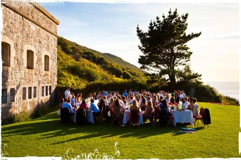 Polhawn Fort. My dream wedding venue in Cornwall Polhawn Fort, My Dream Wedding, Dream Wedding Venues, Outside Wedding, Roof Terrace, Outdoor Wedding Venues, My Dream, Summer House, Cornwall