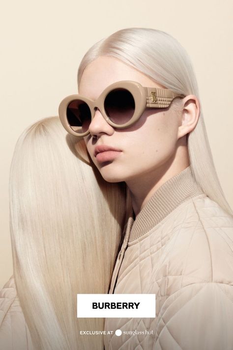 Elevate your look with playful, oversized frames from the new Burberry Eyewear collection, featuring temples inspired by the quilting and monogram motif on the Lola bag. Shop the biscuit beige colorway exclusively at Sunglass Hut. Old School Fashion, Autumn Winter 2022, Burberry Eyewear, Tory Burch Sunglasses, Diy Crafts For Girls, Burberry Sunglasses, Fashion Aesthetics, Sunglass Hut, Shoot Inspiration