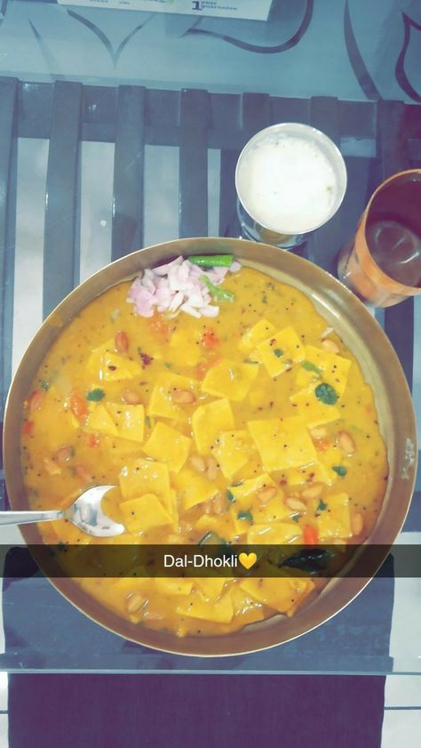 Love for Dal-Dhokli 💛 Dal Dhokli, Bollywood Images, Funny Snapchat Pictures, Funny Snapchat, Dairy Milk Chocolate, Snap Ideas, Best Snapchat, Delicacy Food, Fancy Blouse