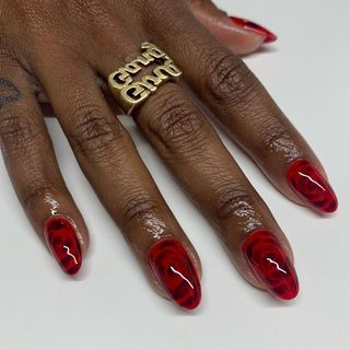 @nailedbytav • Instagram photos and videos Luv Nails, La Nails, Rose Tutorial, Rose Nails, Fabulous Nails, Art Pricing, Nails Inspo, Nail Art Tutorial, How To Do Nails