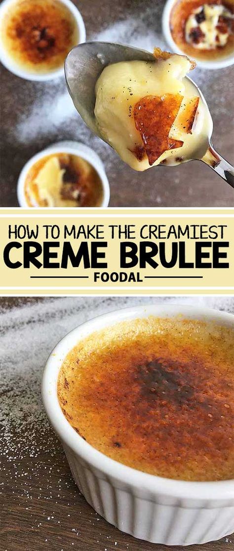 Creamy Creme Brulee Recipe, Vanilla Bean Recipe, Vanilla Bean Recipes, Classic French Desserts, Dessert Oreo, Creme Brulee Recipe, Brulee Recipe, Bean Recipe, Creme Brûlée