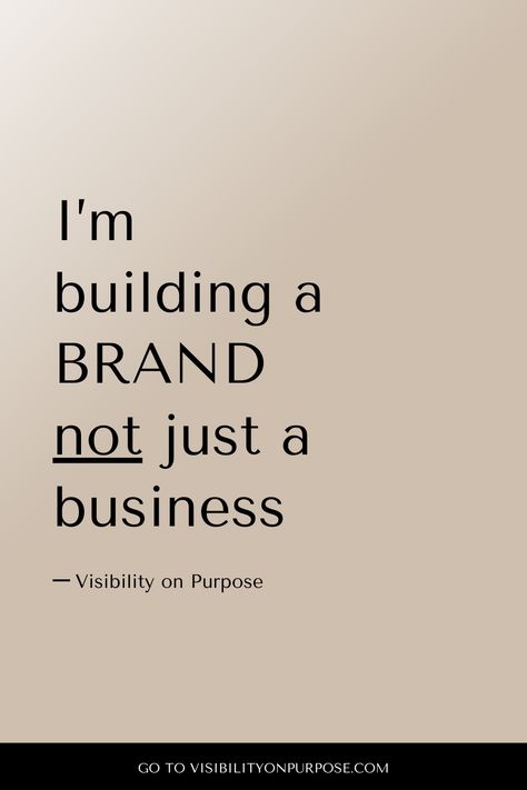 Did you know that there's a HUGE difference between being the founder of a BRAND vs. a business? The truth is that literally anyone can start a business. You can sell products and services in exchange for money...sure! BUT to build a "brand" you have to be willing to create an image. Click the link to learn the 4 ways to start building an iconic brand. Build Your Brand Quotes, Brand Vs Business, My Own Brand Aesthetic, Start A Business Vision Board, My Business Will Be Successful, Starting A Business Aesthetic, Standing On Business, Owning A Business Aesthetic, Own Business Aesthetic