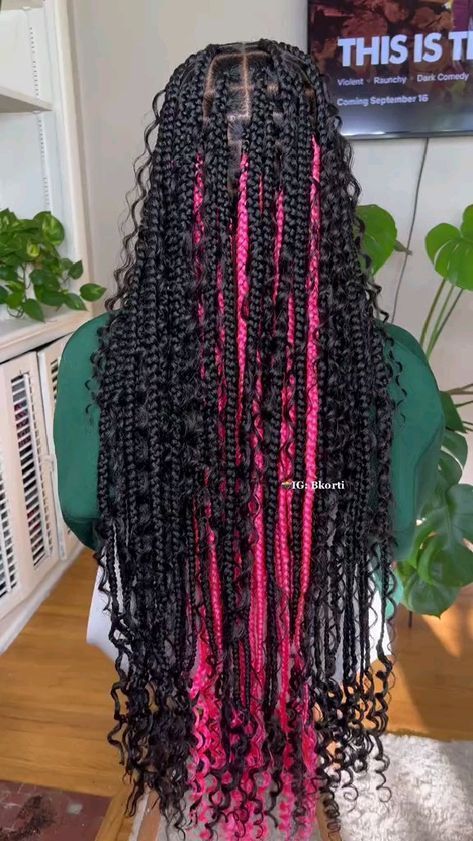 Island Twist Hairstyle, Pink Peekaboo, Island Twist, Twist Hairstyle, Easy Braided Hairstyles, Braided Hairstyles For Black Women Cornrows, Big Box Braids Hairstyles, Goddess Braids Hairstyles, Quick Natural Hair Styles