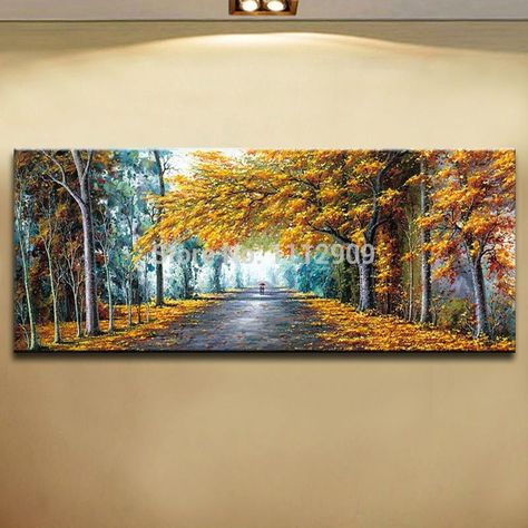 Landscape Oil Paintings, Oil Paintings On Canvas, Landscape Painting Tutorial, Watercolor Architecture, Pictures For Living Room, Landscape Art Painting, Sunset Wall Art, Paintings On Canvas, Wall Pictures