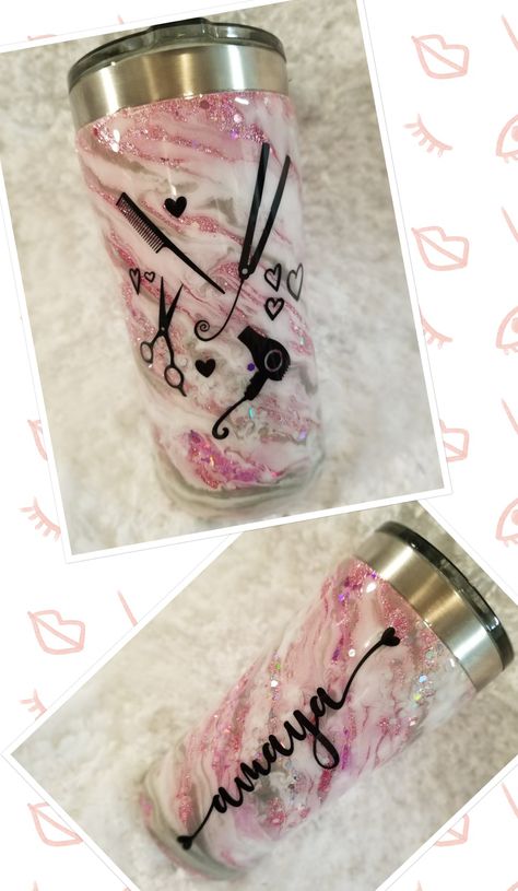 Hair Dresser Tumbler Ideas, Hair Stylist Tumblers, Hairstylist Tumbler Ideas, Hairdresser Tumbler Ideas, Hairstylist Tumbler Cups, Hair Stylist Tumbler Cup Ideas, Hair Dresser Tumbler, Hair Stylist Gifts Ideas, Cosmetology Ideas