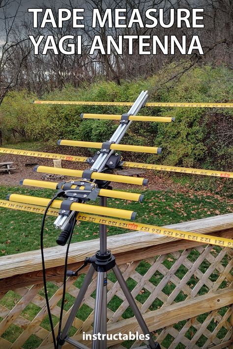 Yagi Antenna, Diy Ham Radio Antennas, Ham Radio License, Ham Radio Equipment, Electronics Projects For Beginners, Radio Channels, Diy Tape, Cb Radios, Ham Radio Antenna