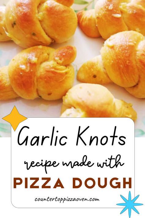 Elevate your appetizer game with this Garlic Knots with Pizza Dough recipe! Made from scratch, these easy garlic knots are baked to golden, cheesy perfection. With a hint of buttery garlic, they’re a quick, delicious side dish for any Italian-inspired meal or pizza night. Garlic Knots With Pizza Dough, Garlic Knots Pizza Dough, Cheesy Garlic Knots, Garlic Knot Pizza, Homemade Garlic Knots, White Pizza Sauce, Quick Appetizer, Garlic Knots Recipe, Cheesy Snack