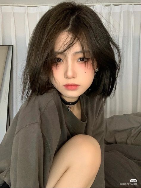 Pelo Ulzzang, Ulzzang Short Hair, Cute Korean Fashion, Ulzzang Hair, Korean Short Hair, Shot Hair Styles, Uzzlang Girl, Girl Short Hair, Asian Hair