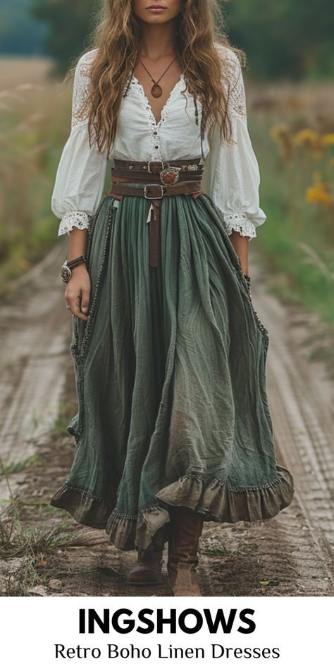 Fall Maxi Skirt Outfits, Maxi Skirt Fall, Ren Faire Outfits, 2024 Family, Book Fashion, Fest Outfits, Best Winter Outfits, Earthy Style, Mode Hippie